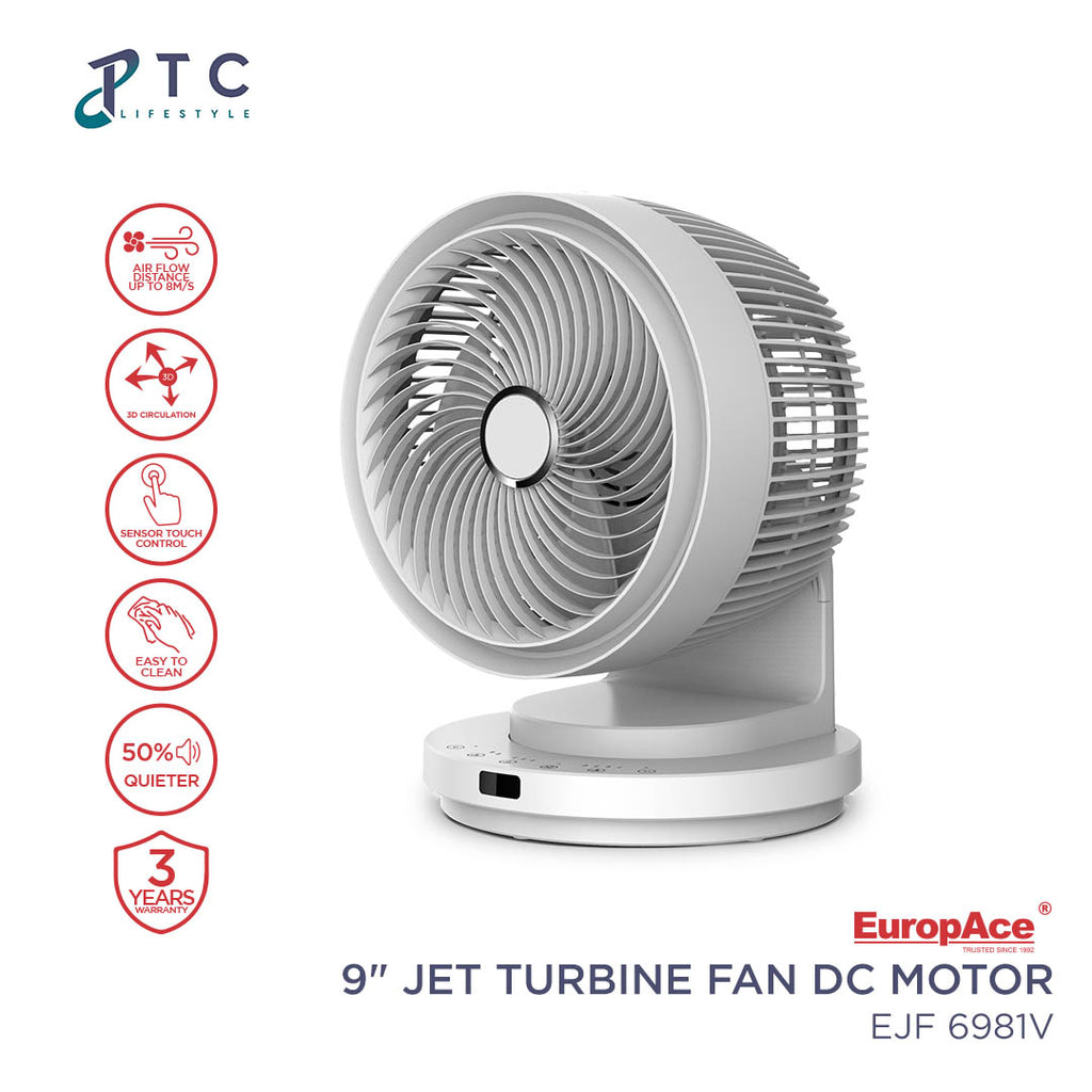 EUROPACE Fan- Turbine DC Motor 9"