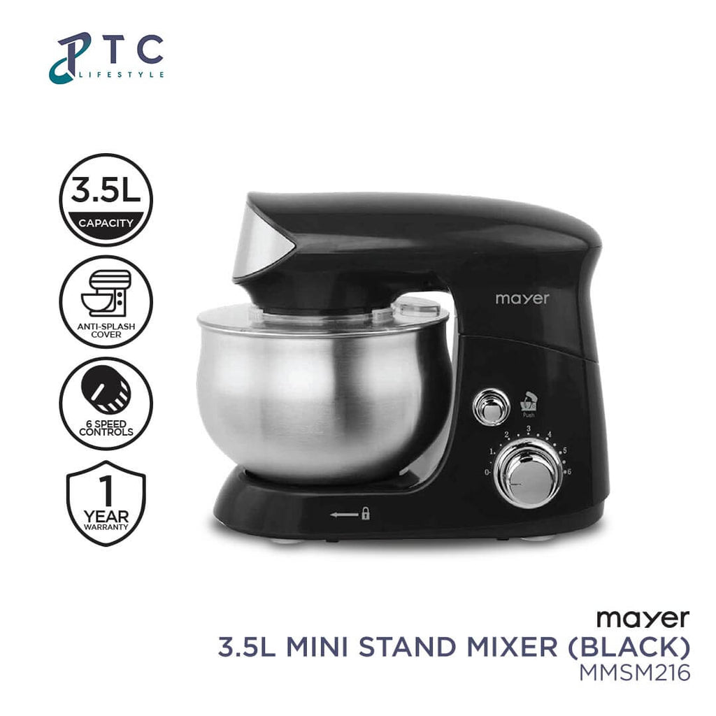 Mayer Mini Stand Mixer 3.5L-Black