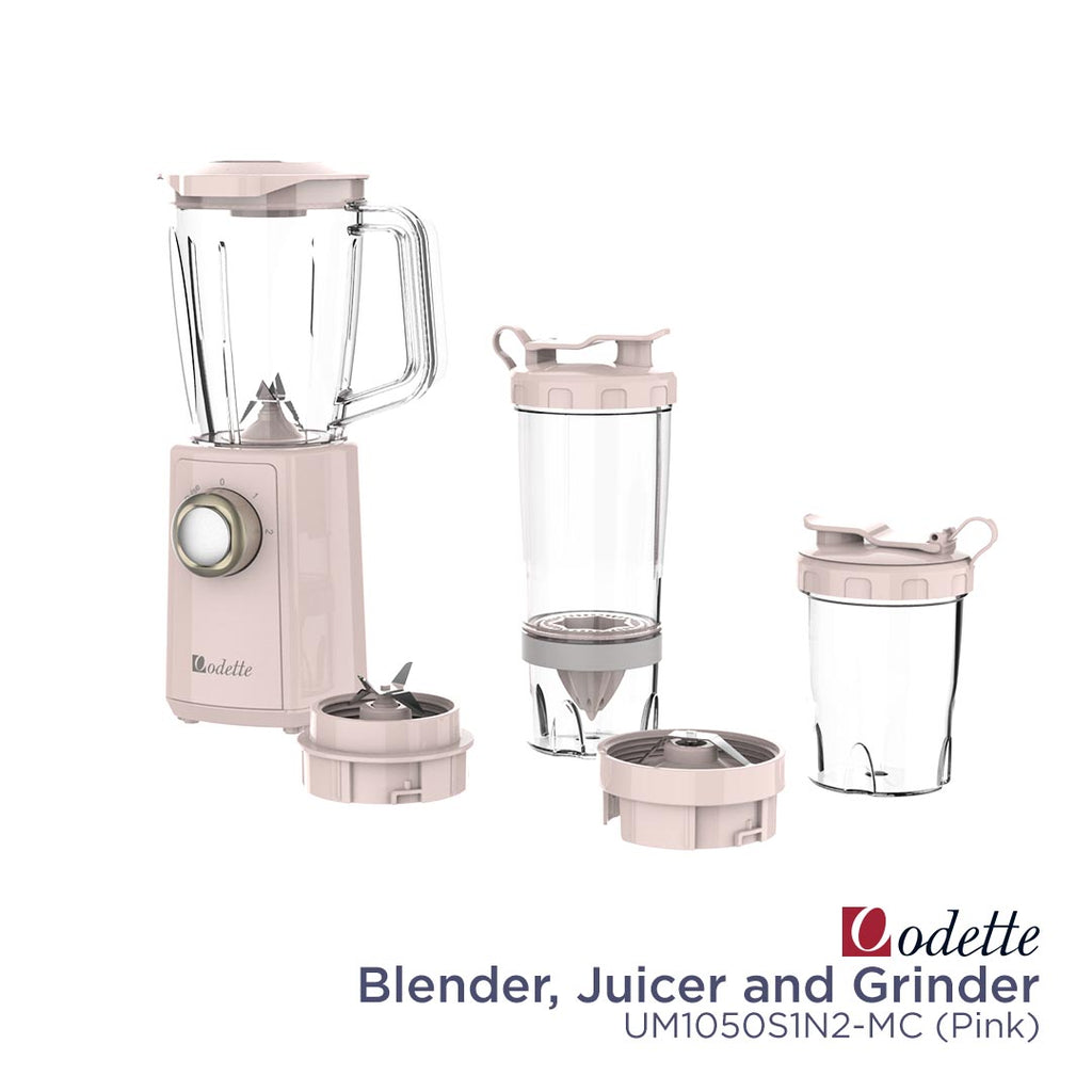 ODETTE Blender Juicer and Grinder - UM1050S1N2-MC Pink