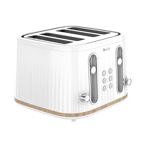 ODETTE 4 Slice Bread Toaster - T3225AE White